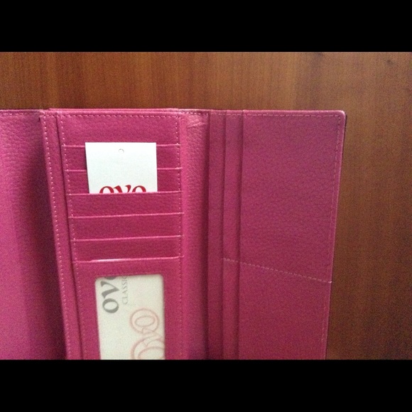 Black faux leather long wallet - Picture 4 of 5